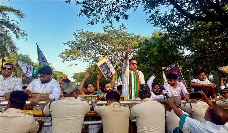 Bisforana:Law-and-order-situation-has-deteriorated-Biju-Yuva-Chhatra-Janata-Dal-demands-Chief-Ministers-resignation