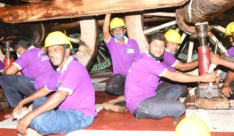 Bisforana:The-use-of-railway-jacks-in-Rath-Yatra-is-a-divine-connection