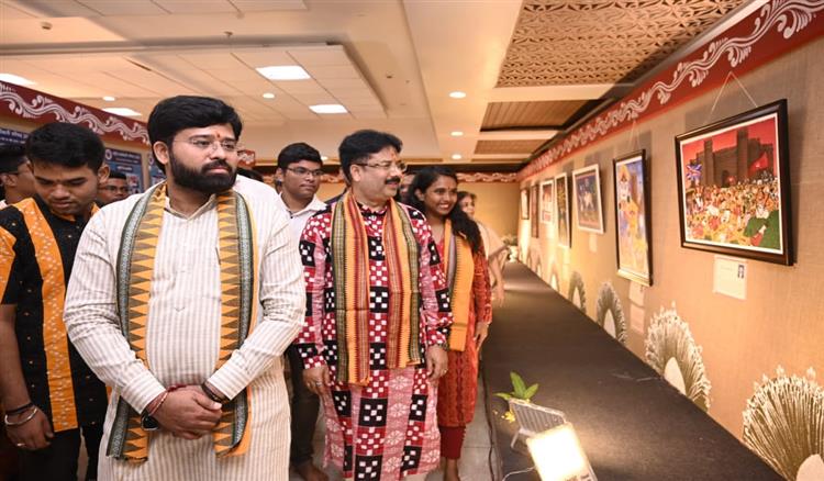 Bisforana:Maharaja-Kharavela-Exhibition-inaugurated-at-ABVP-National-Executive-Council-meeting-venue
