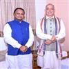 Bisforana:Chief-Minister-Shri-Mohan-Charan-Majhis-courtesy-call-on-Gajapati-Maharaj-Shri-Shri-Divyasingh-Deb