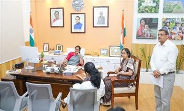 Bisforana:Deputy-Chief-Minister-Parvathi-Parida-reviews-various-women-and-child-development-programs