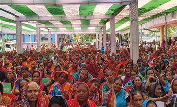 Bisforana:Huge-protest-in-Narsinghpur-protest-against-BJPs-anti-people-policies